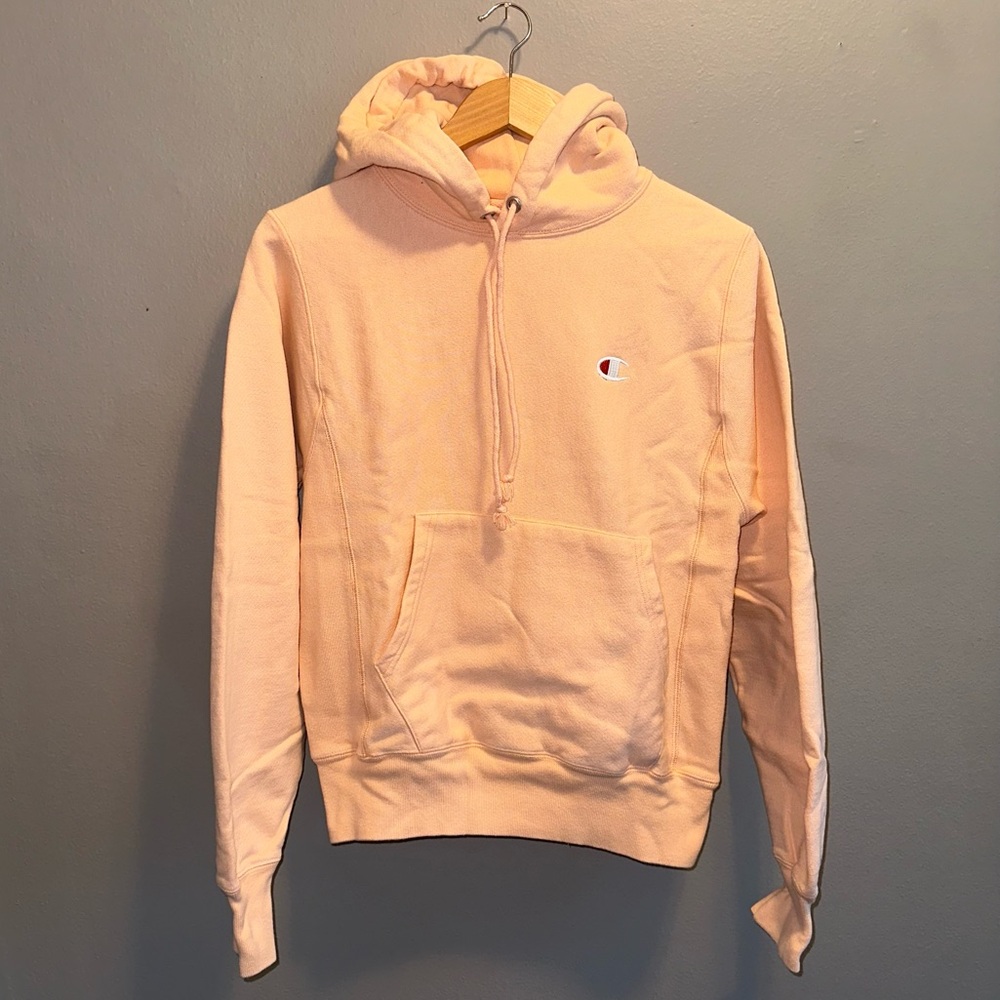 women’s champion reverse weave hooded sweatshirt | size extra small